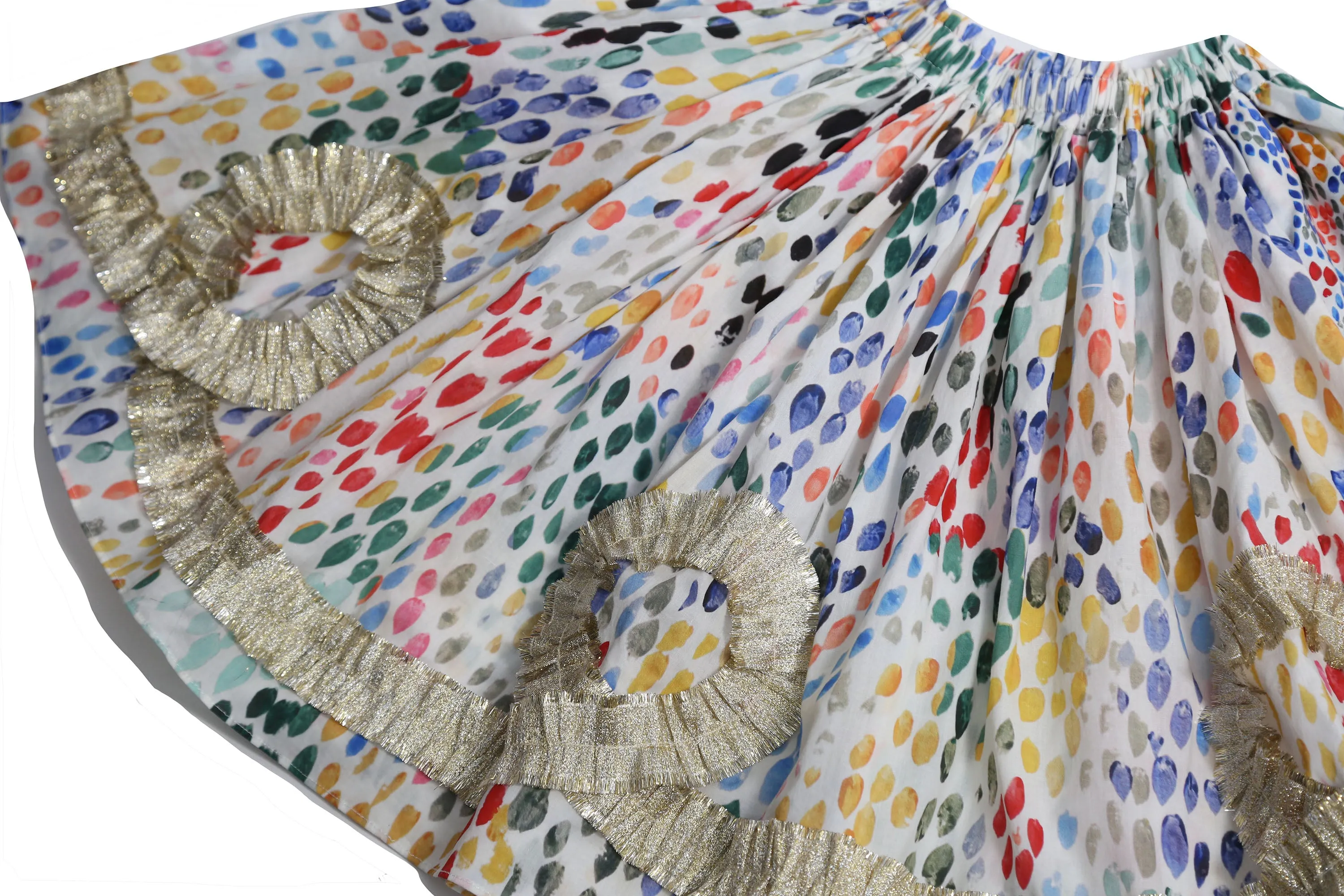 ALEXANDRA RIBBON PLEATED SKIRT