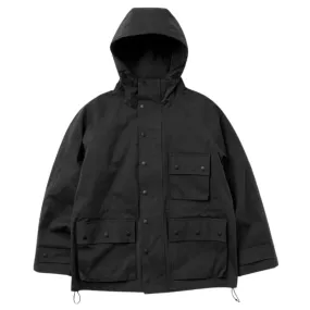 Black Trail Mountain Cotton Hooded Parka