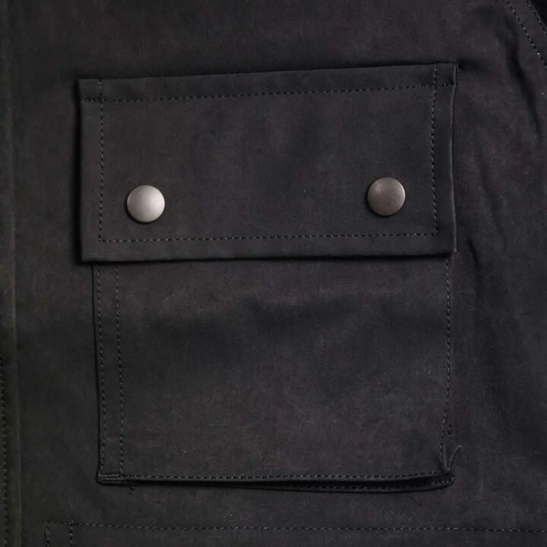 Black Trail Mountain Cotton Hooded Parka