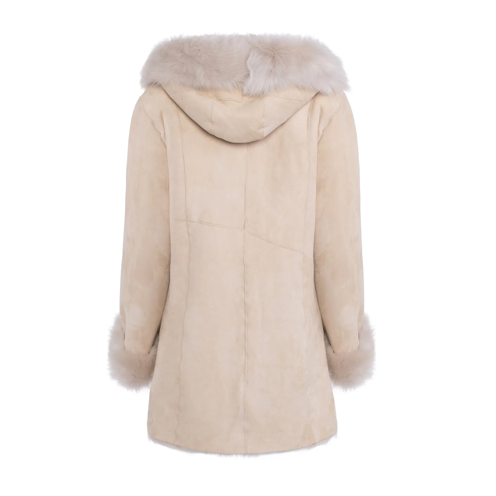 CODY Toscana Shearling Hooded Jacket