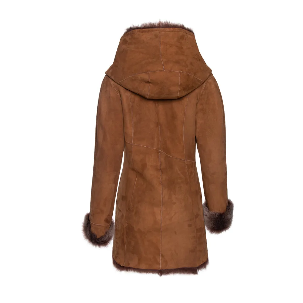 CODY Toscana Shearling Hooded Jacket