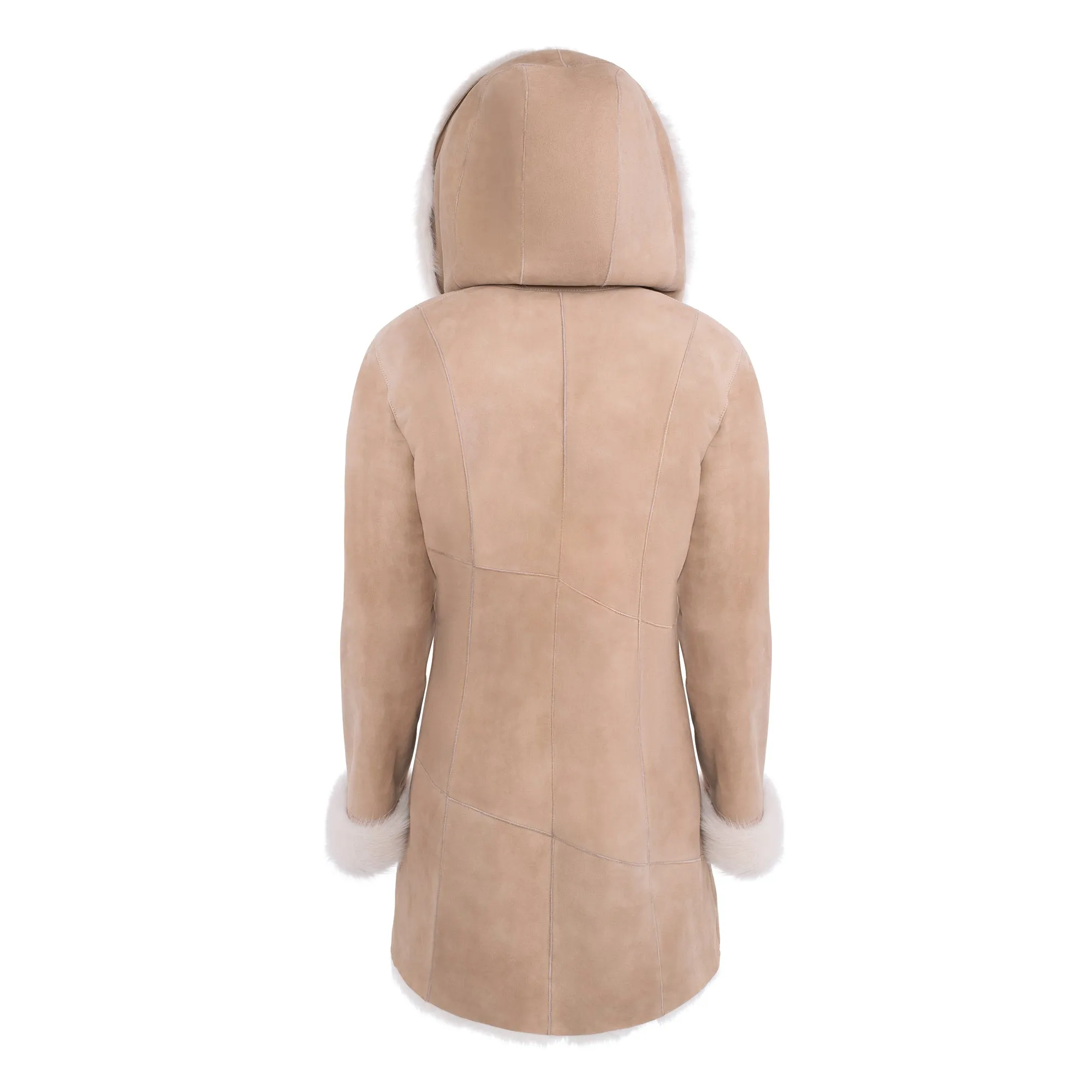 CODY Toscana Shearling Hooded Jacket
