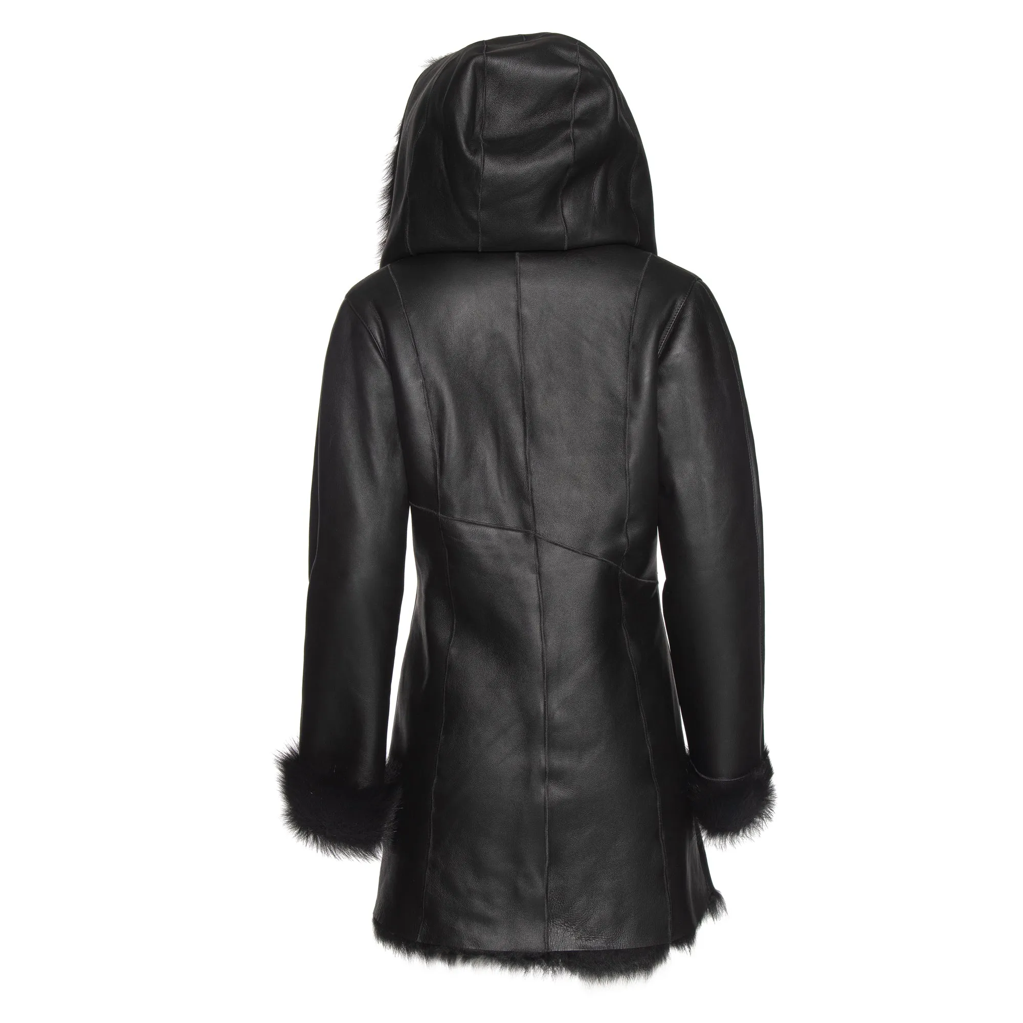 CODY Toscana Shearling Hooded Jacket