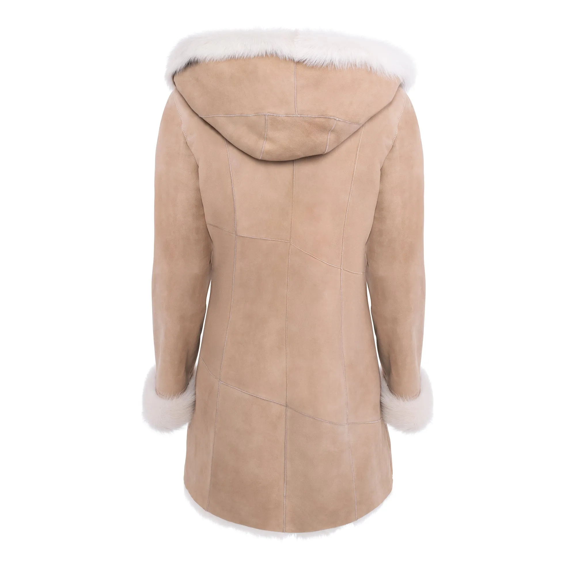 CODY Toscana Shearling Hooded Jacket