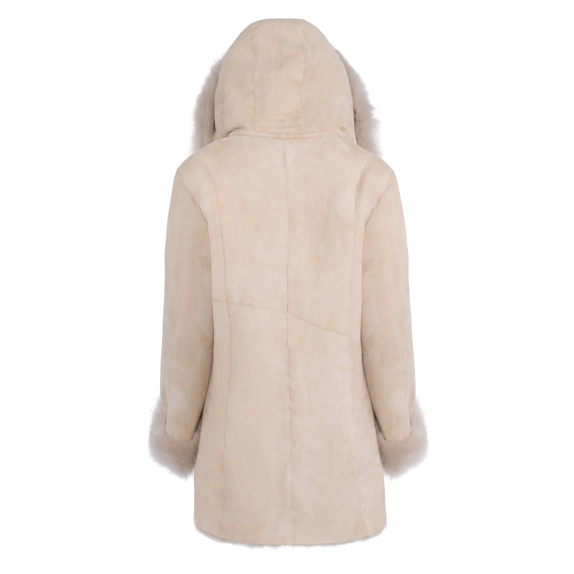 CODY Toscana Shearling Hooded Jacket