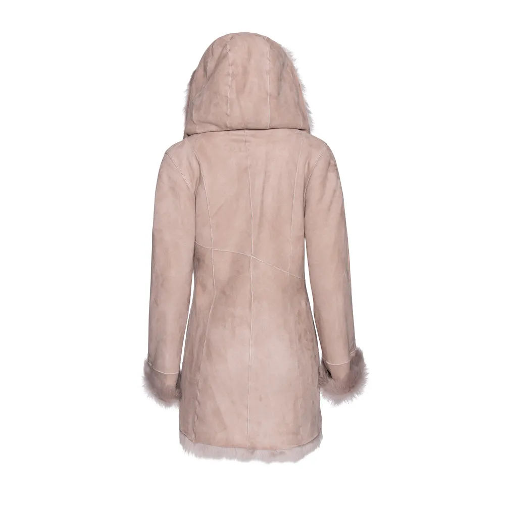 CODY Toscana Shearling Hooded Jacket