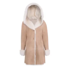 CODY Toscana Shearling Hooded Jacket