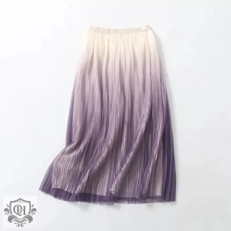 Colour Gradient Midi Skirt