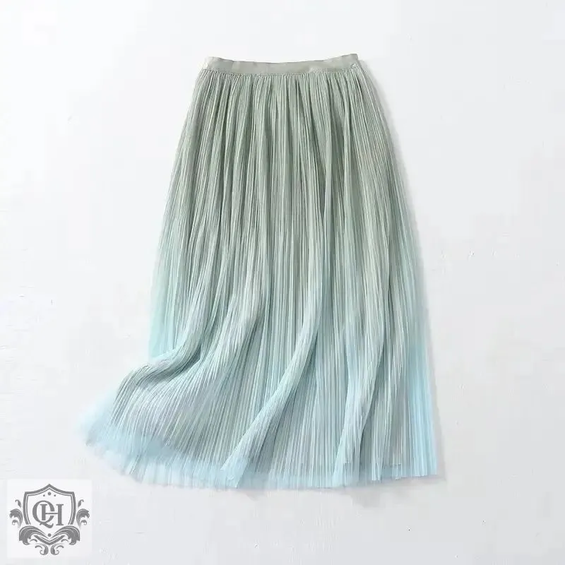Colour Gradient Midi Skirt