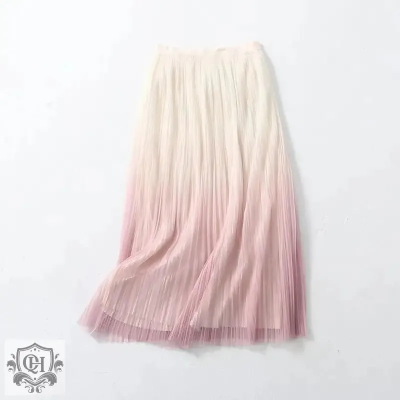Colour Gradient Midi Skirt