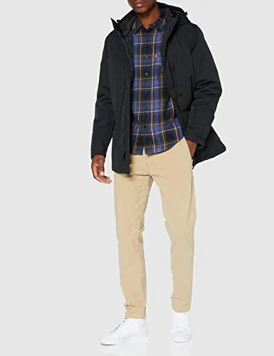 Levi's Woodside Utility Parka Giacca, Jet Black, L Uomo
