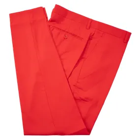 Red Ultra Slim-Fit Dress Pants