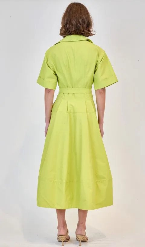 Simkhai Deanna Dress - Yellow Plusm